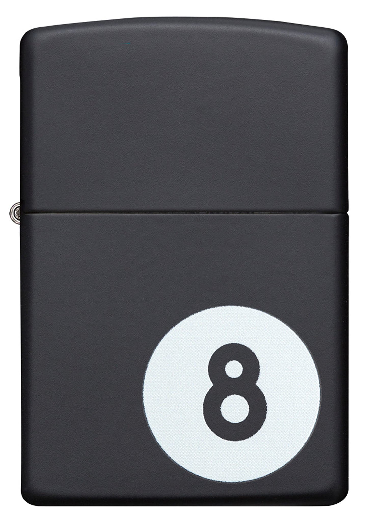 Zippo Eight Ball Black Matte Pocket Lighter