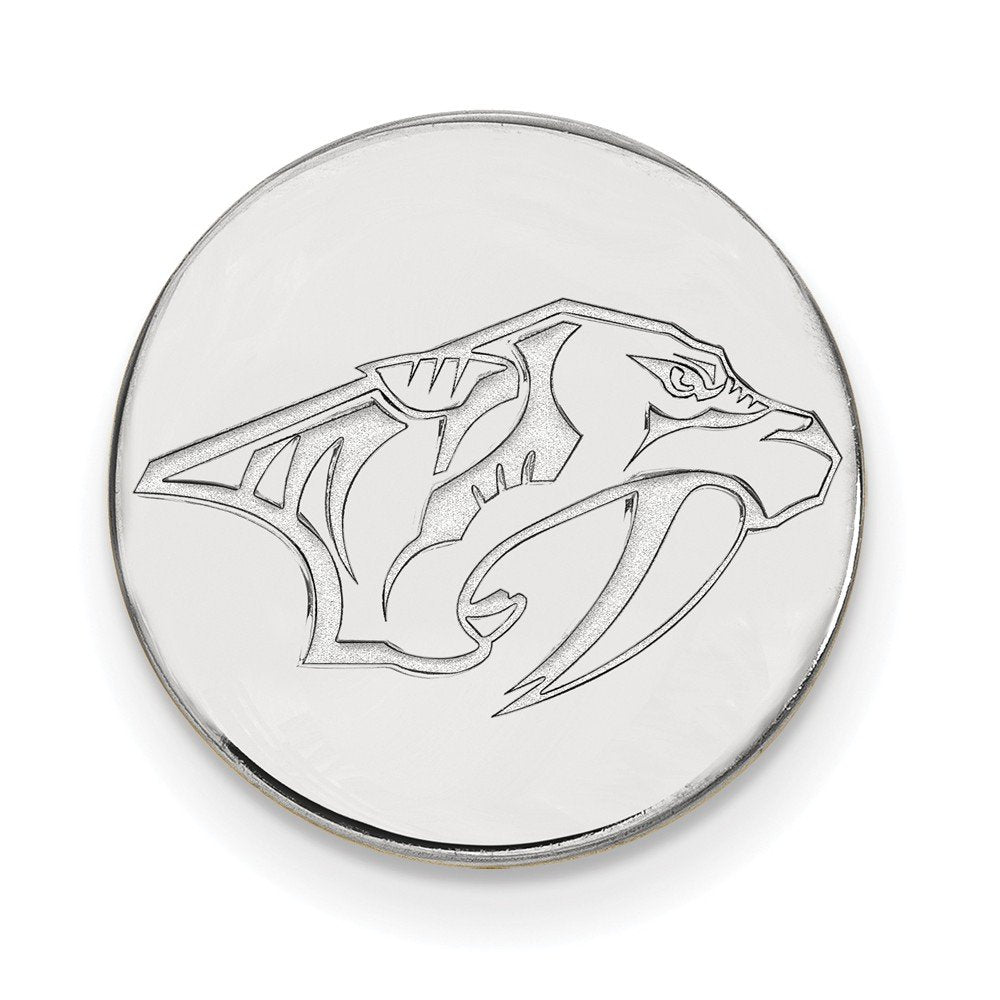 Sterling Silver Rhodium-plated LogoArt Michigan State University Spartan Extra Small Post Earrings QSS050MIS