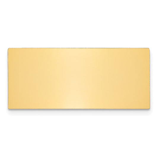11/16 x 1 9/16 Polished Brass Plates-Set of 6