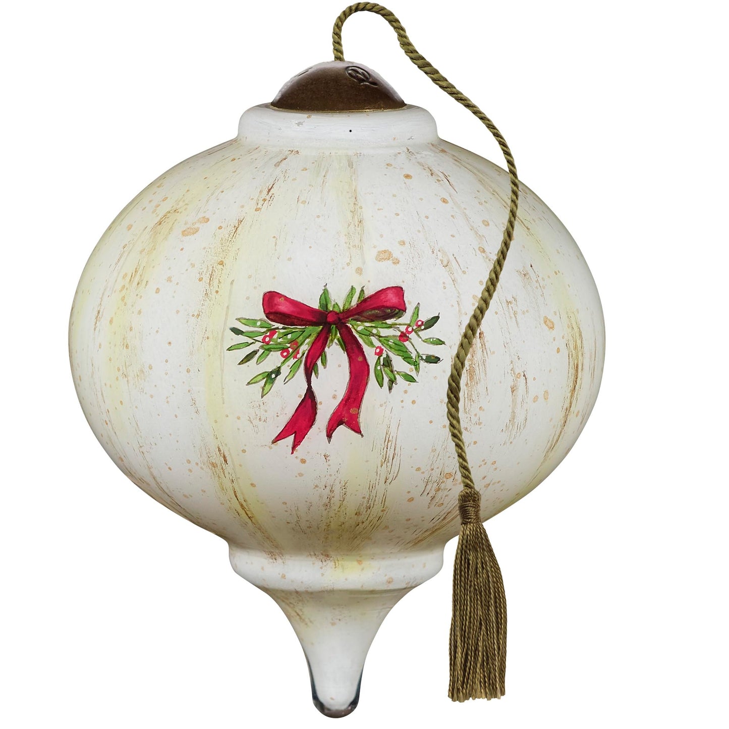 Neqwa Art Star of Bethlehem by Sarah Summers Hand-painted Glass Ornament