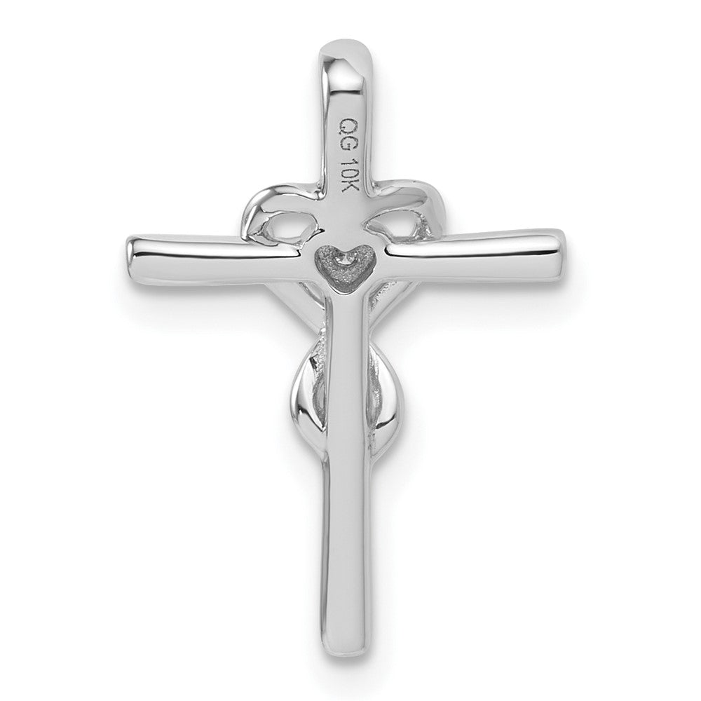 10kw Diamond Cross Pendant