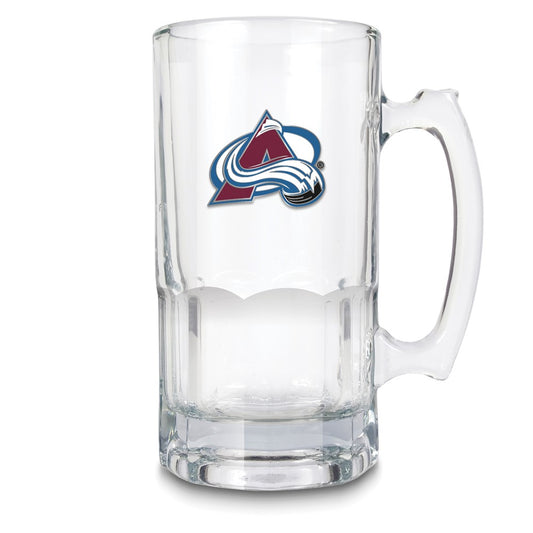 NHL Colorado Avalanche Glass 32 ounce Macho Mug