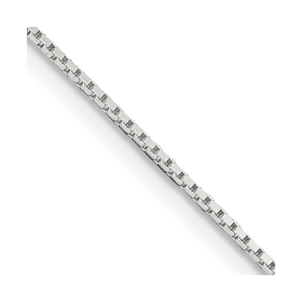 Sterling Silver .6mm Mirror Box Chain 18 Inches