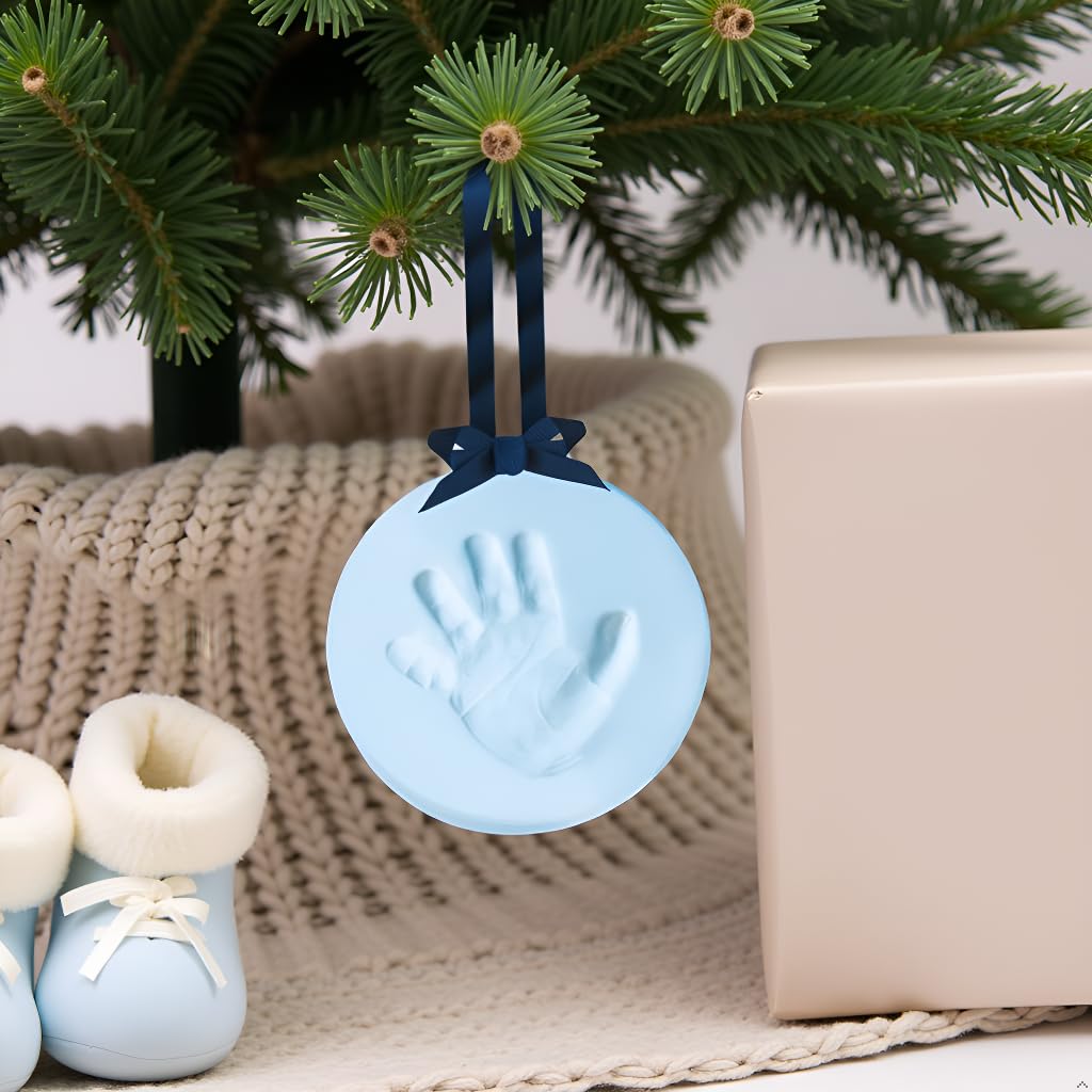 Babyprints BLUE HAND FOOT PRINT Wall Hanging for a One-of-a-Kind gift