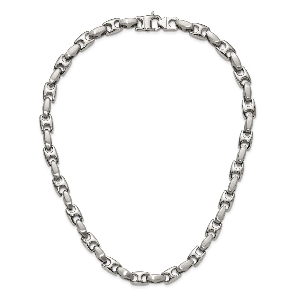 Stainless Steel Brushed and Polished 20in Necklace