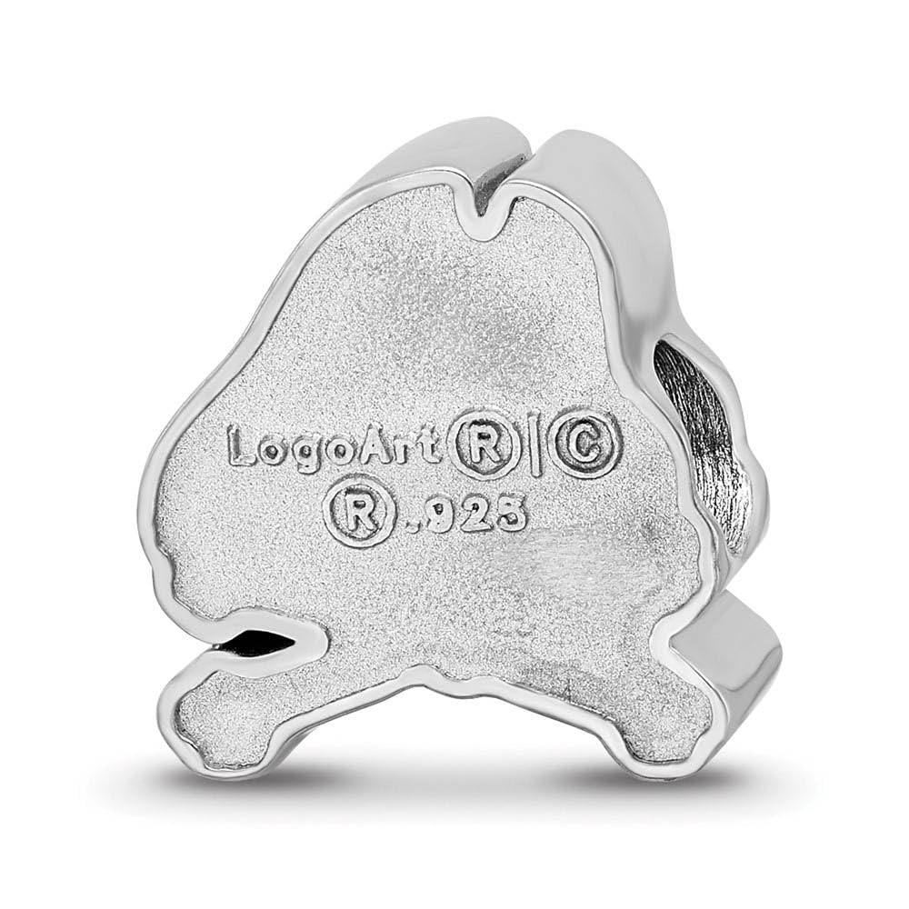 Sterling Silver East Carolina University Enamel Bead Charm