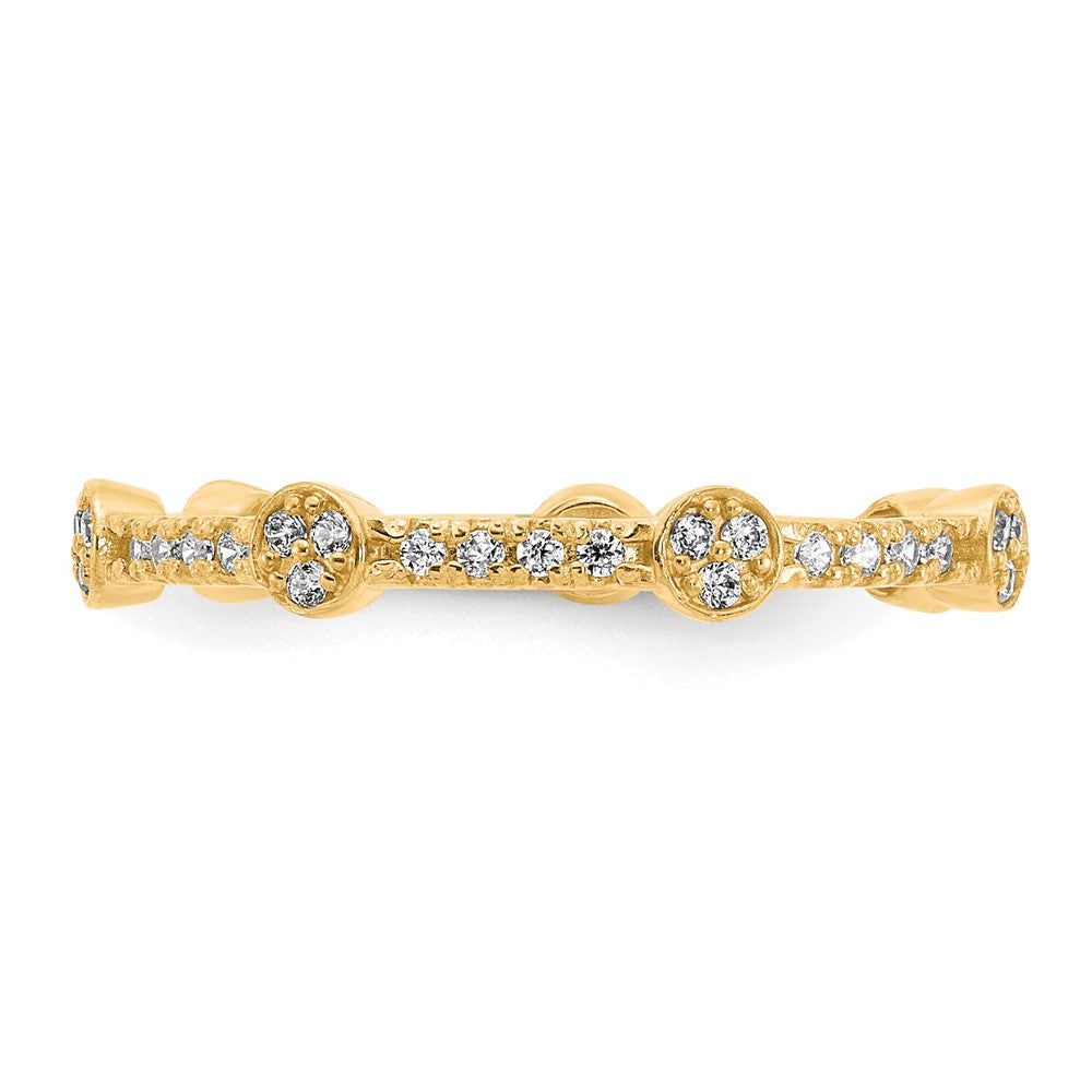 10K CZ Ring
