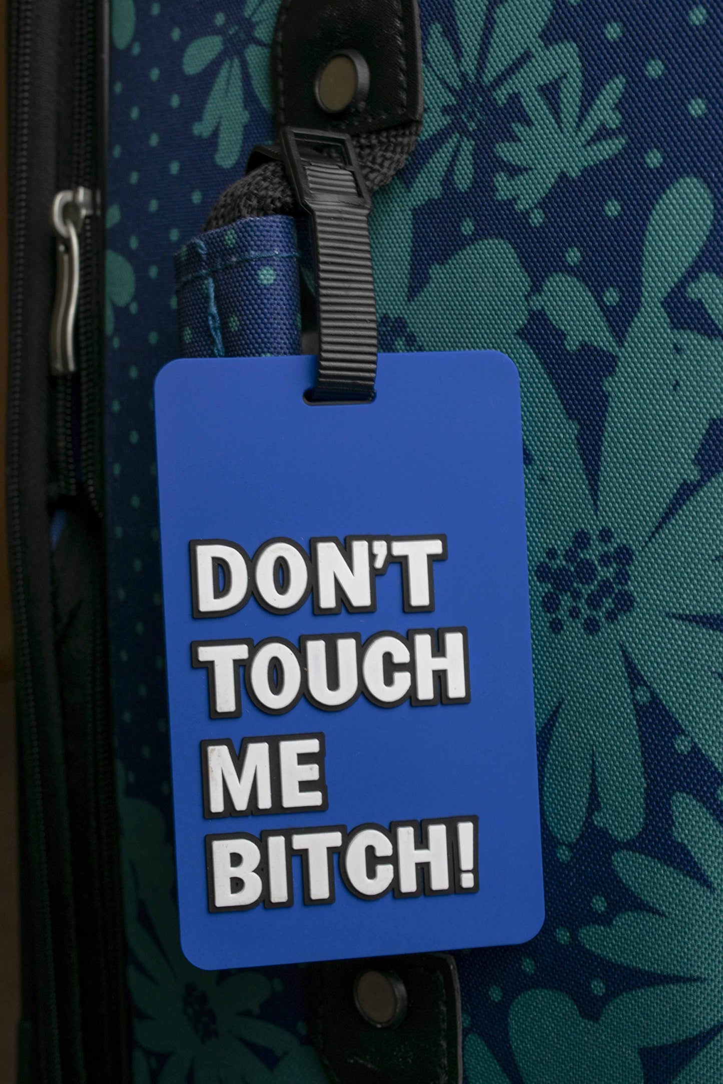 4-Piece DON'T TOUCH ME Luggage Tag Set QGM22555