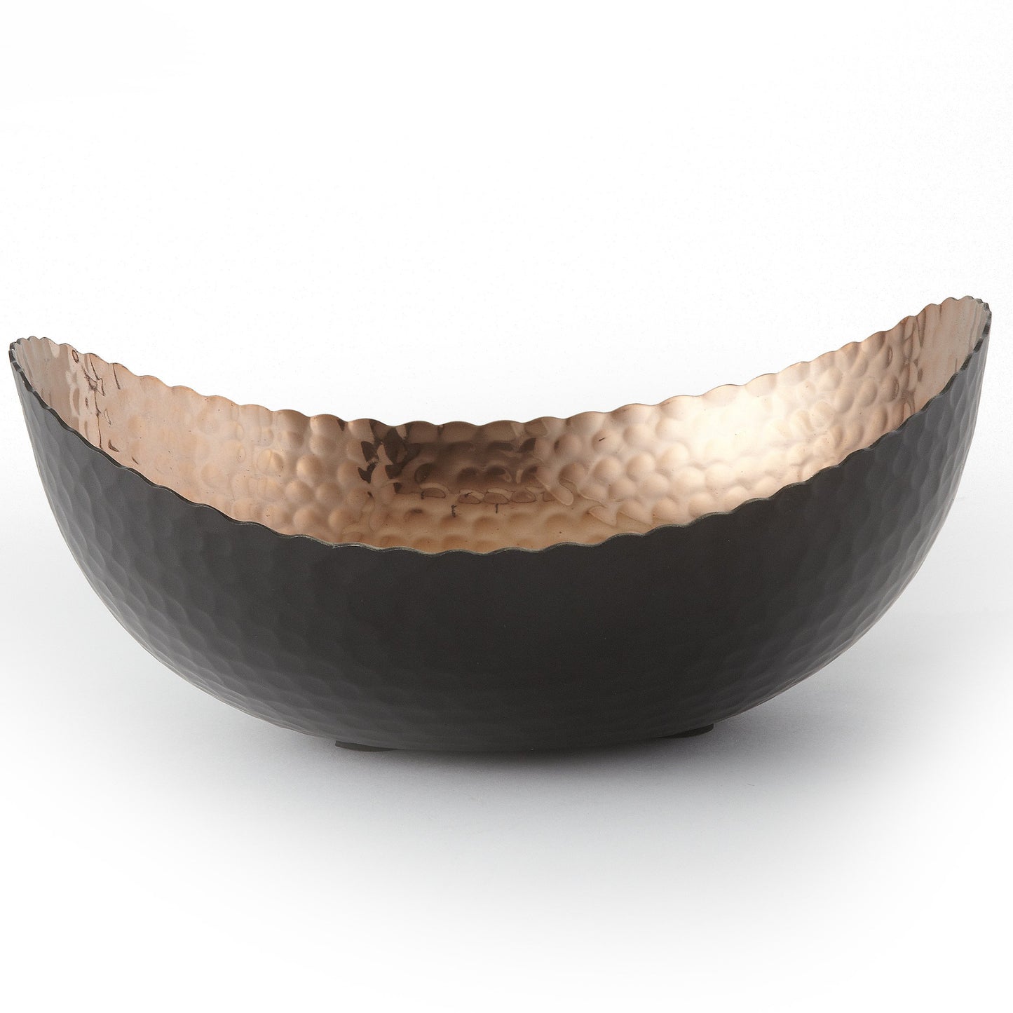 Leeber 72072 8.25 x 7.5 in. Eclipse Bowl, Black & Copper