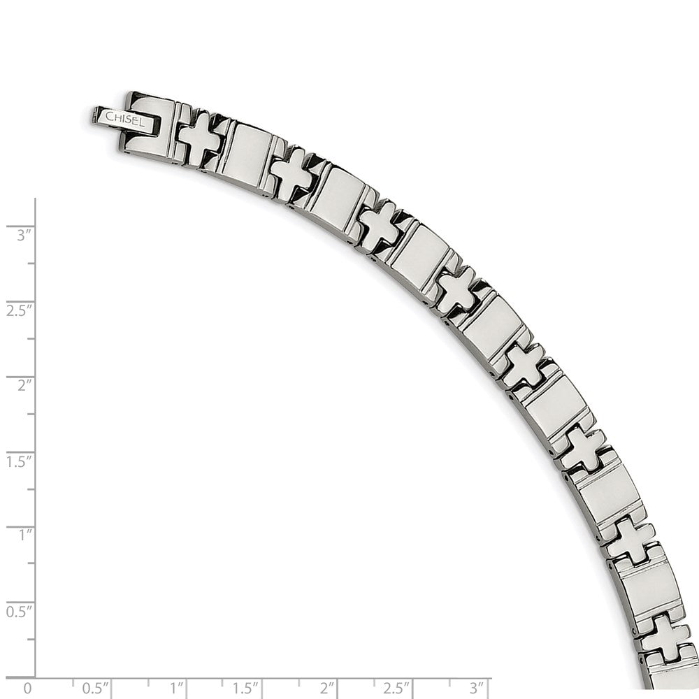 Titanium Polished 8.25in Bracelet 8.25 inches
