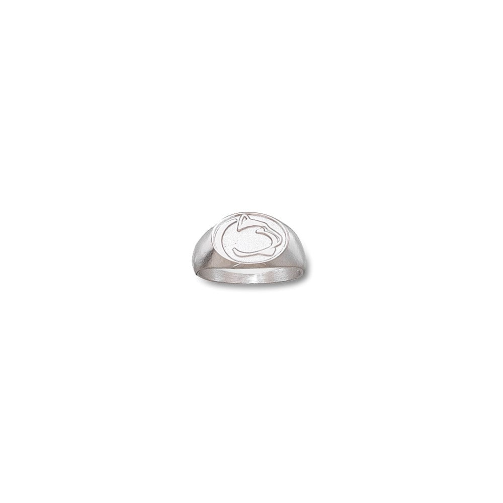 S/S PENN LION HEAD RING SZ 7