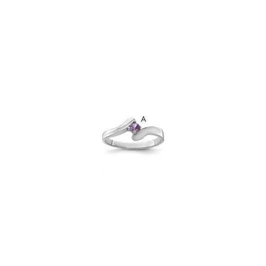 Sterling Silver Rhodium-plated Family Jewelry Mounting