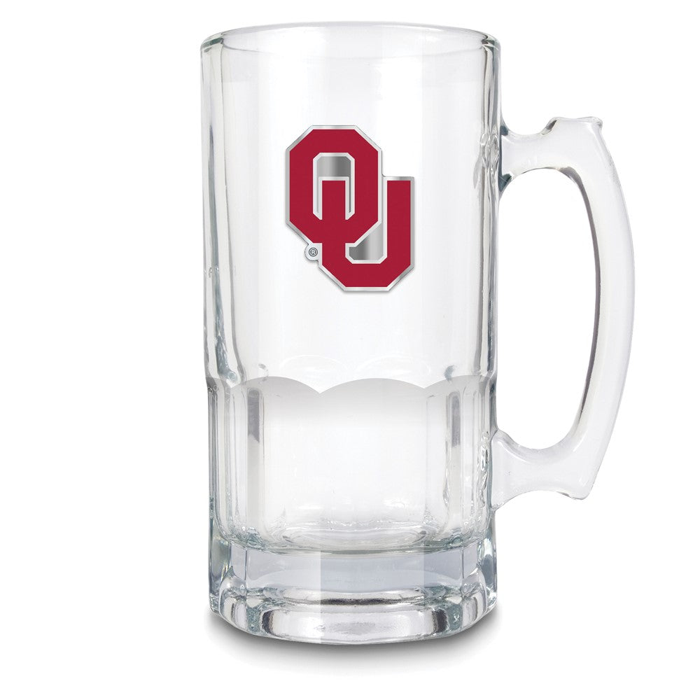 NCAA University of Oklahoma Glass 32 ounce Macho Mug
