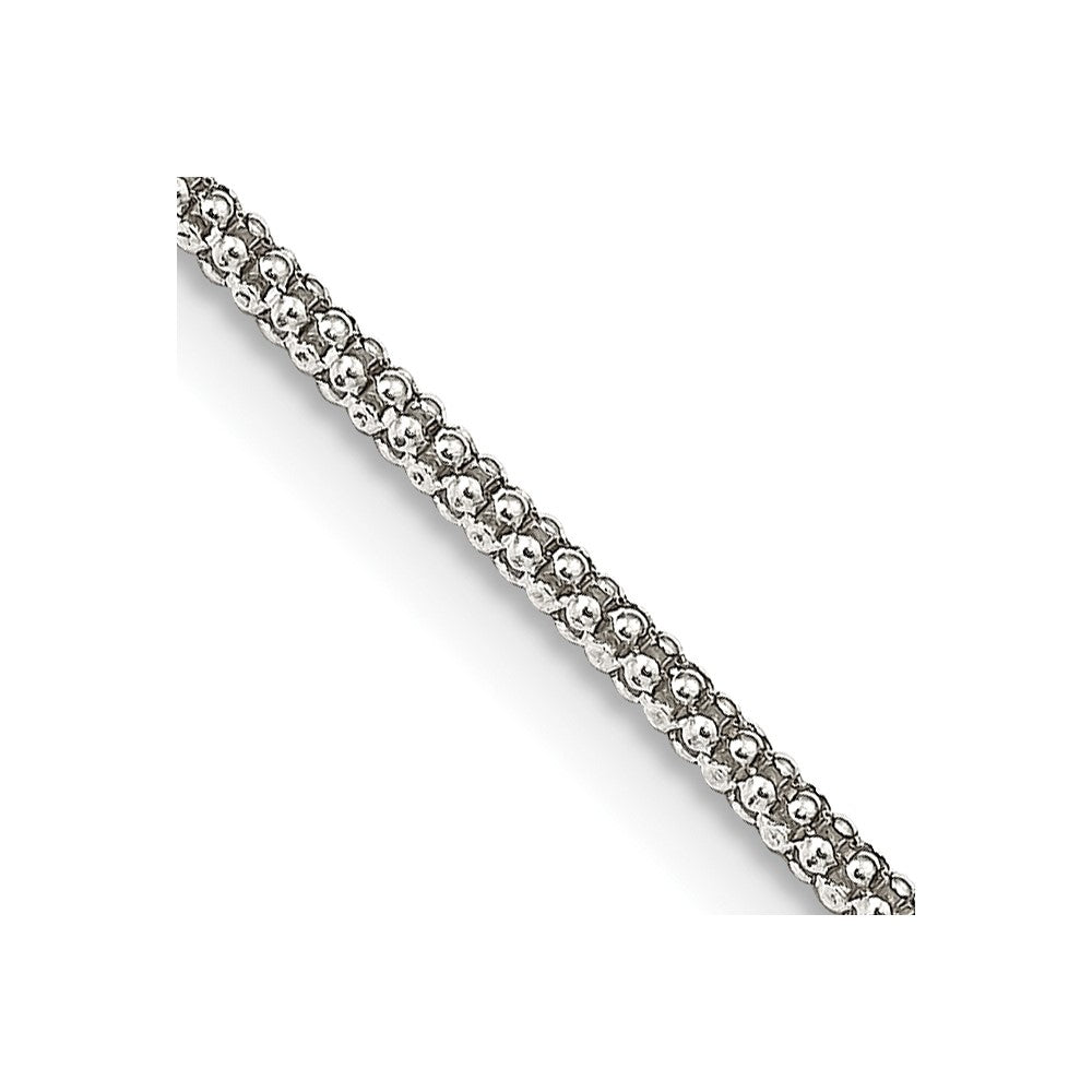 Sterling Silver 1.6mm Corona Chain 16 Inches