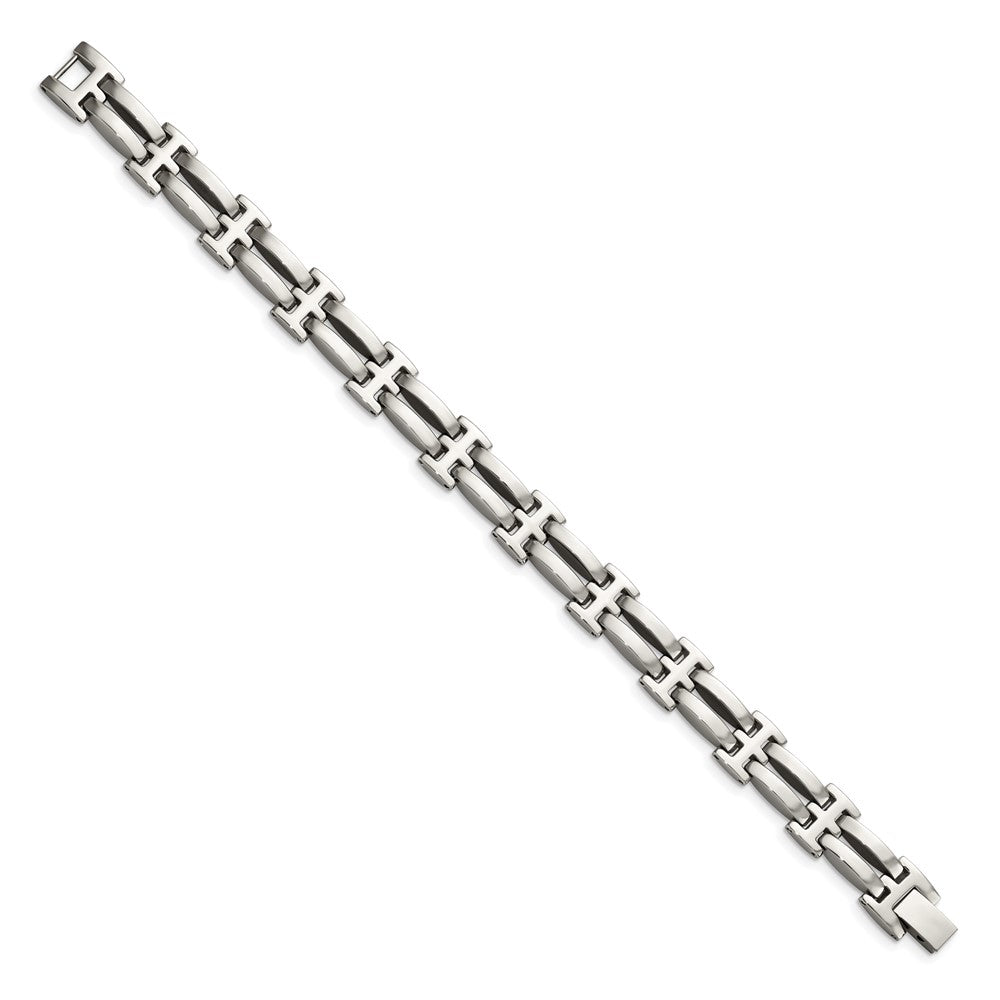 Stainless Steel Polished 8.5in Bracelet 8.5 inches