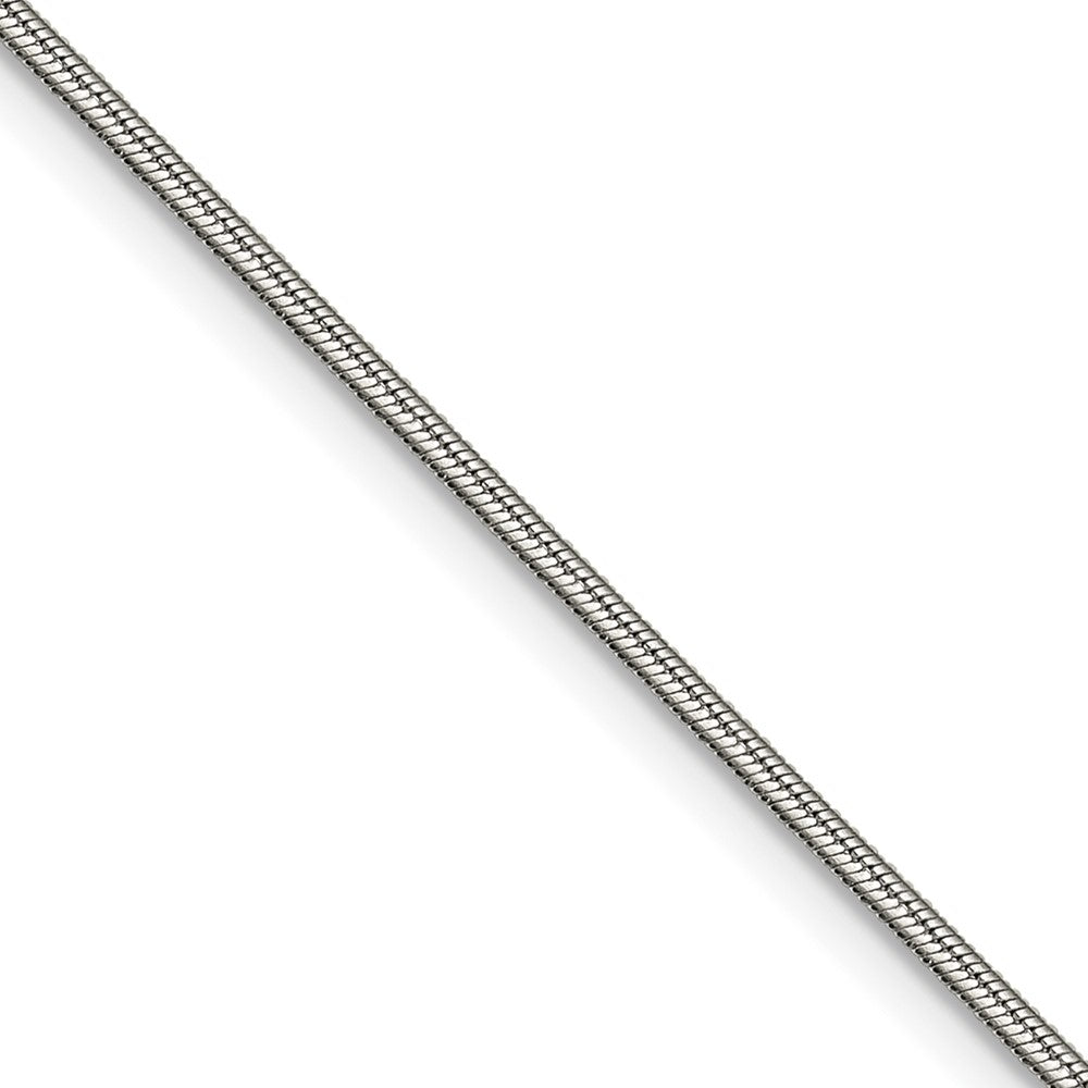 Chisel Stainless Steel Polished 1.5mm 24 inch Snake Chain