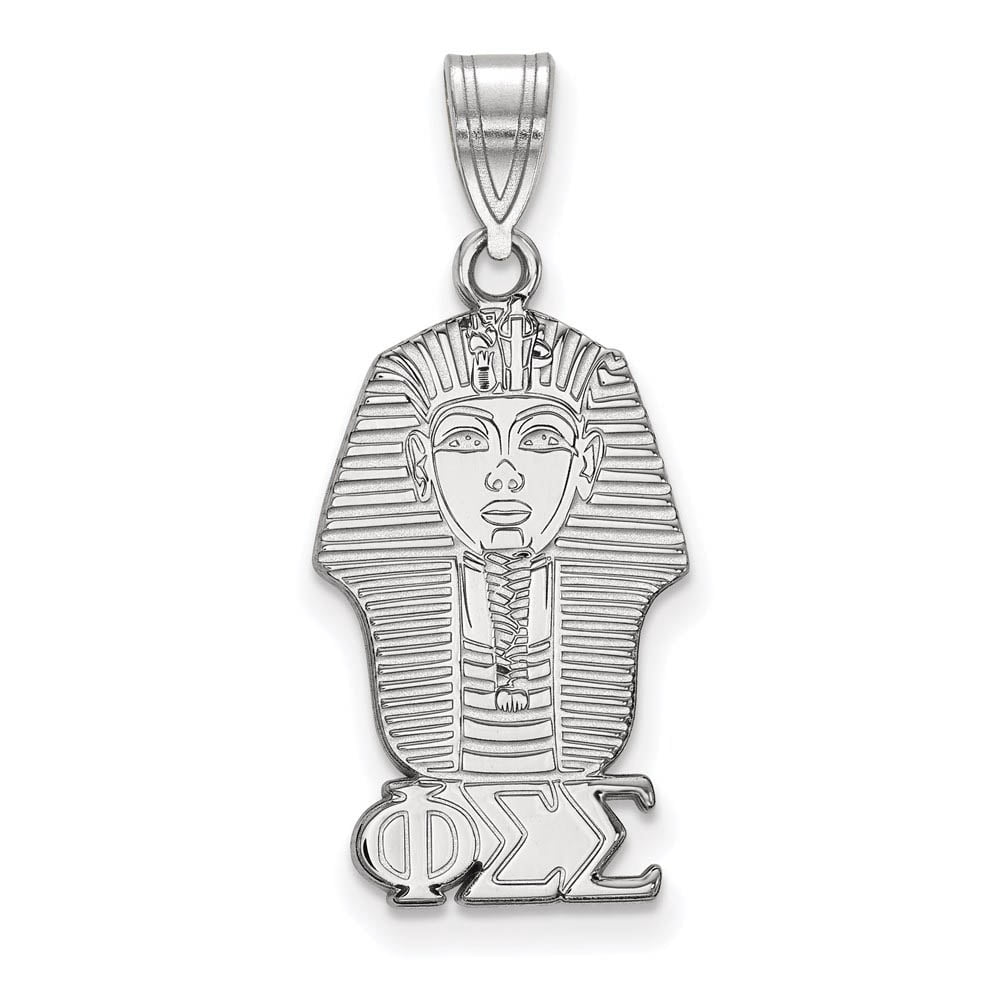 Sterling Silver Official Licensed Greek Sororities Phi Sigma Sigma (???) Medium Pendant