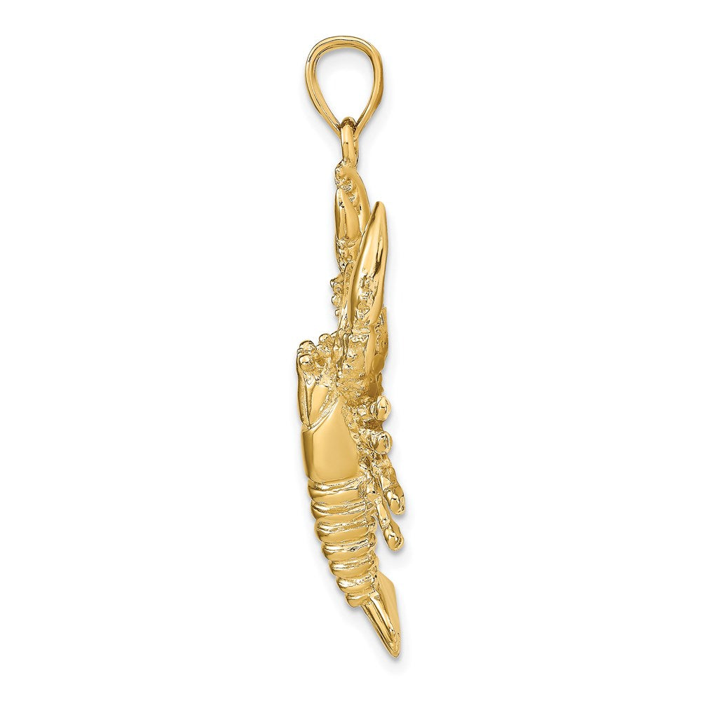 14k Lobster Pendant Yellow Gold