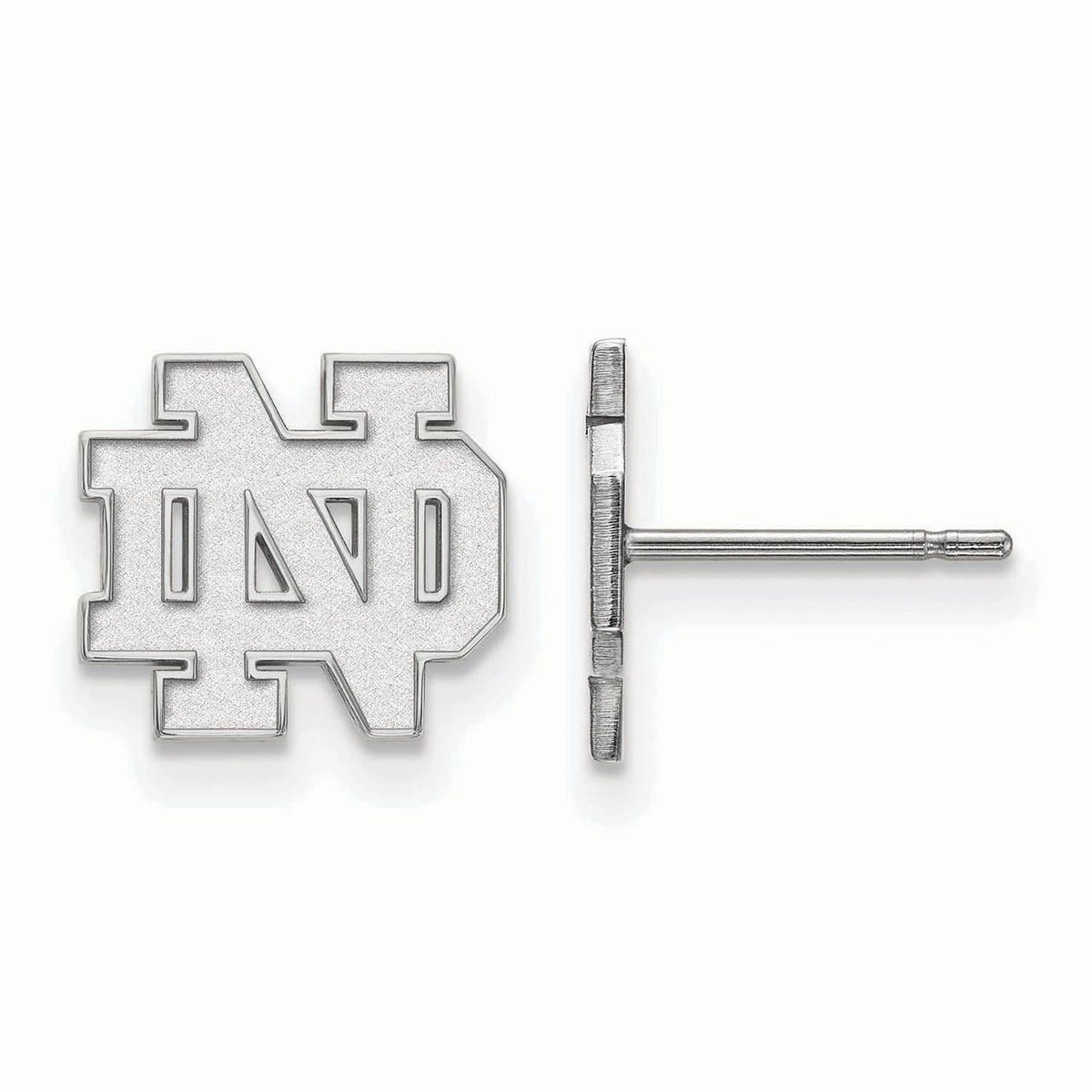 Women's Notre Dame Fighting Irish Sterling Silver XS Post Earrings