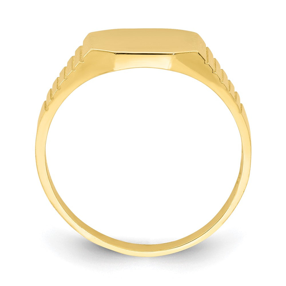 10K Signet Small Sized Ring Size 1.5