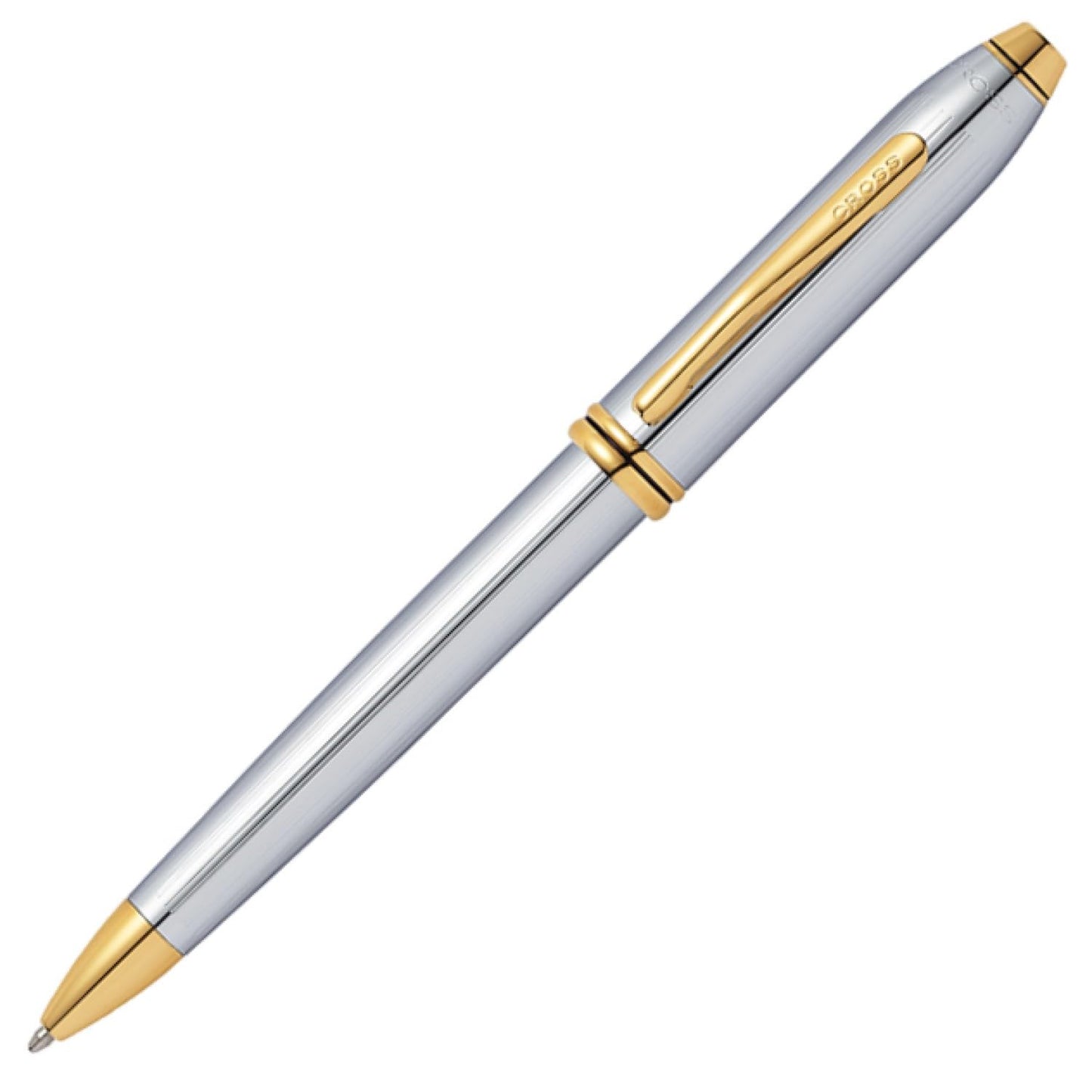 Cross Townsend Medalist Refillable Ballpoint Pen, Medium Ballpen, 23 Carat Gold-Plated Appointments, Includes Luxury Gift Box