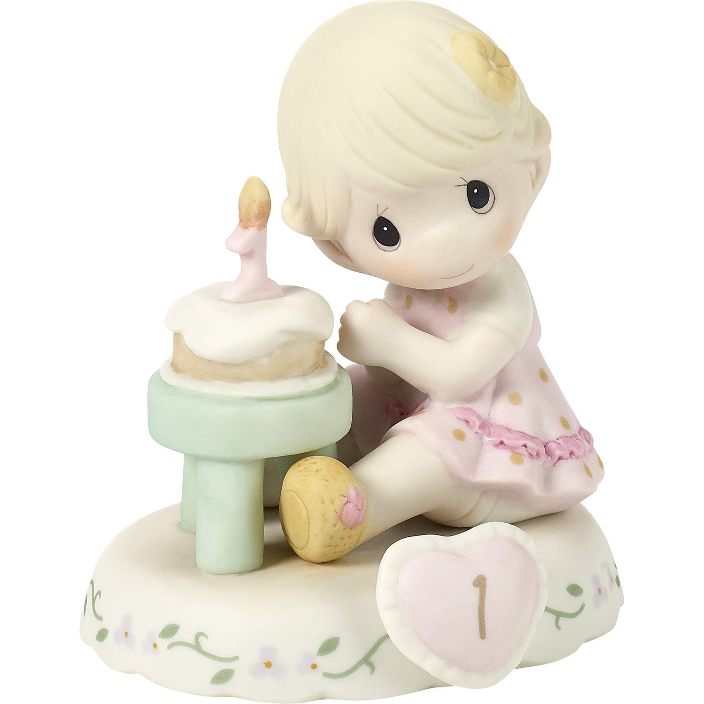 Precious Moments Growing In Grace Age 1 Blonde Girl Figurine, Count 1