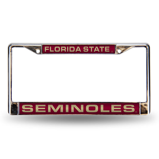 Florida State Seminoles Laser Chrome License Plate Frame