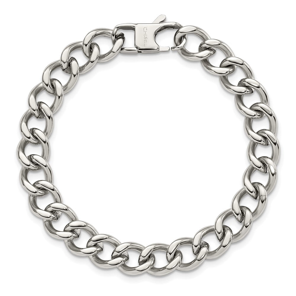 Stainless Steel Polished 8.5in Bracelet 8.5 inches