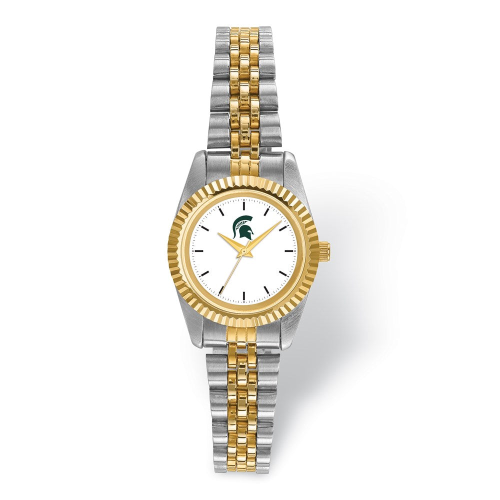 LogoArt Michigan State University Pro Two-tone Ladies Quartz Watch QMIS167