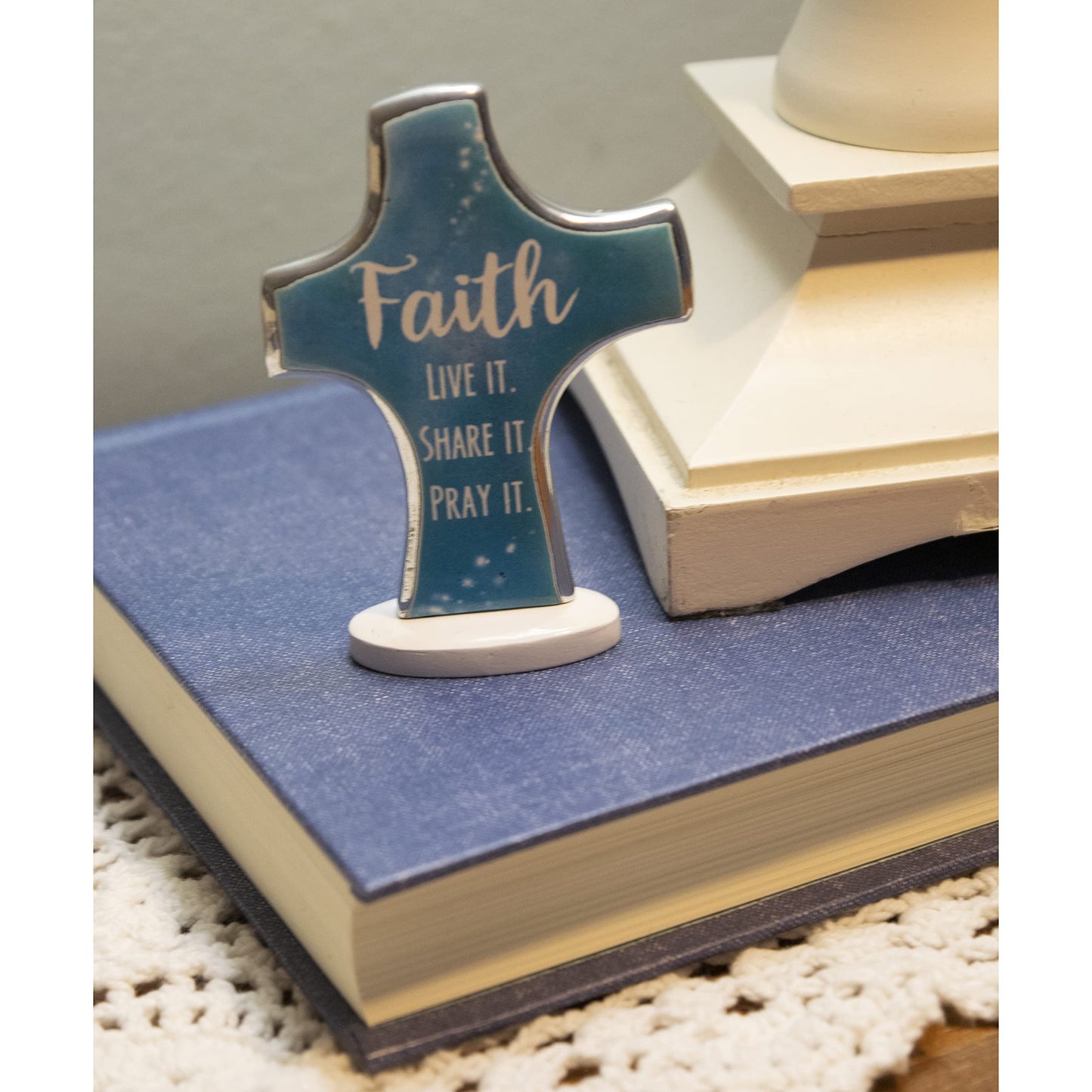 CA Gift 224442 Faith Standing Bedtime Cross