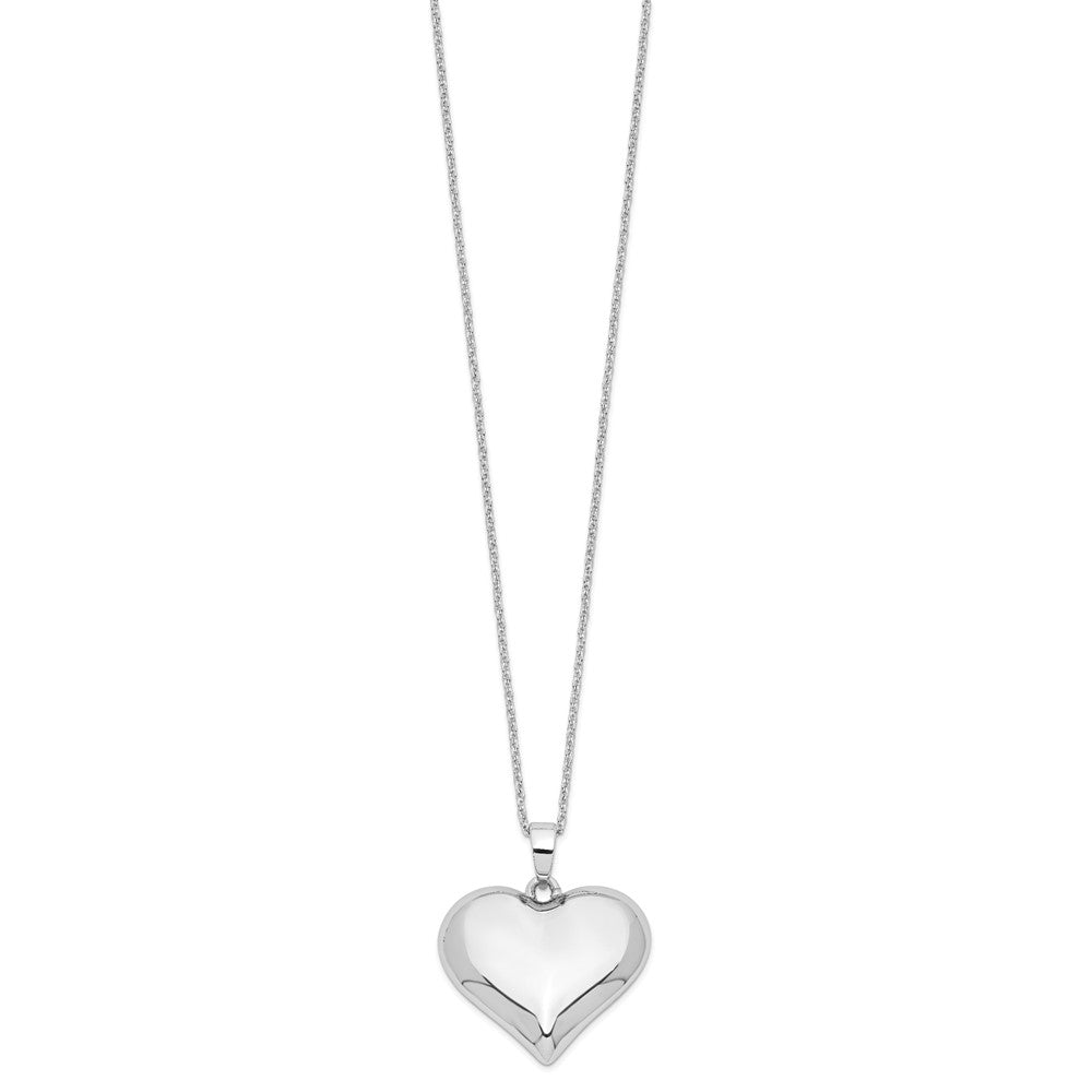 Sentimental Expressions Sterling Silver  Without You Hear Ash Holder 18 Inch Necklace 18 Inches