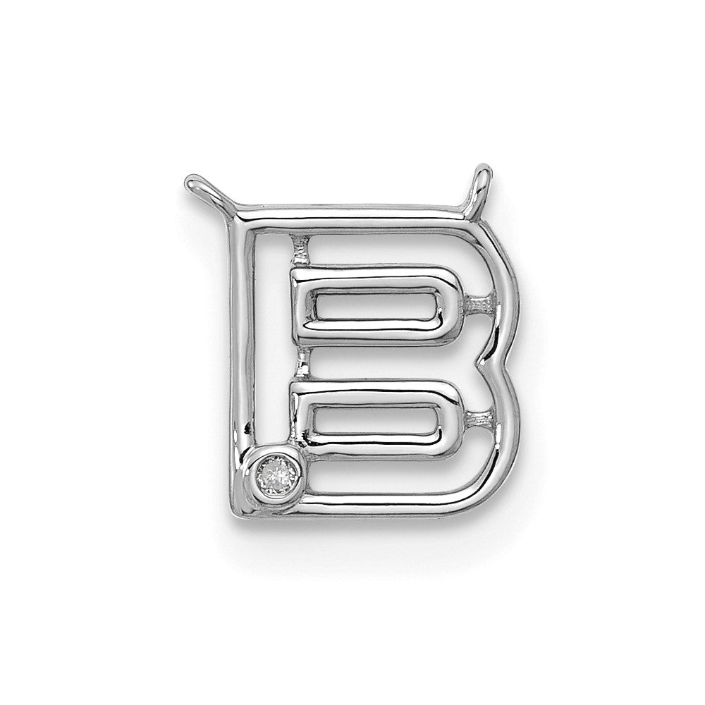 Stella & Dot 10kw Diamond Initial B Charm Element