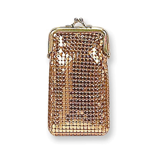 Gold-tone Sequin Eyeglass / Cigarette / Multi-purpose Case QGM4872