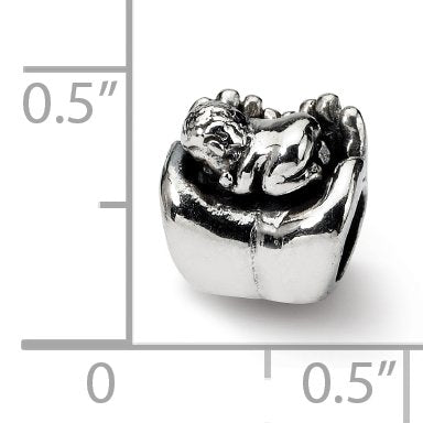 Sterling Silver Reflections Baby in Hands Bead