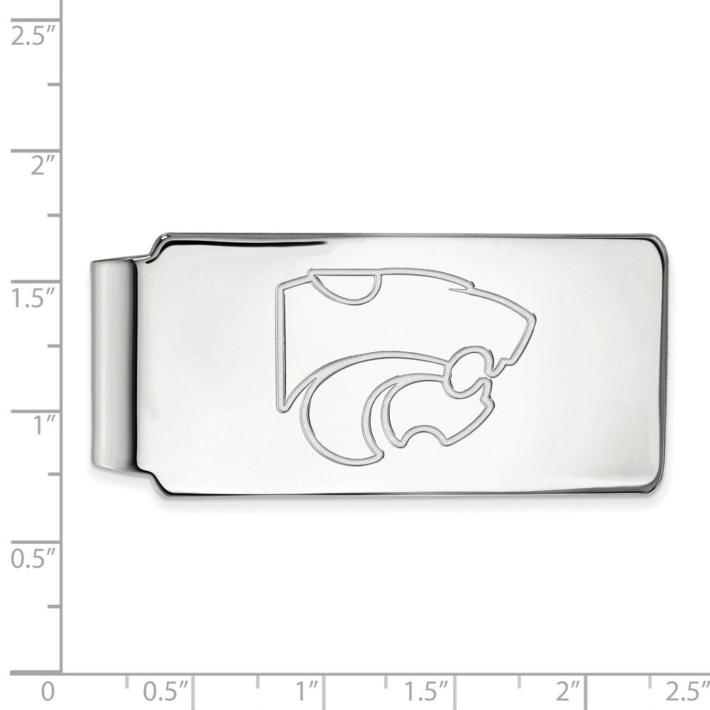 Sterling Silver Kansas State Money Clip