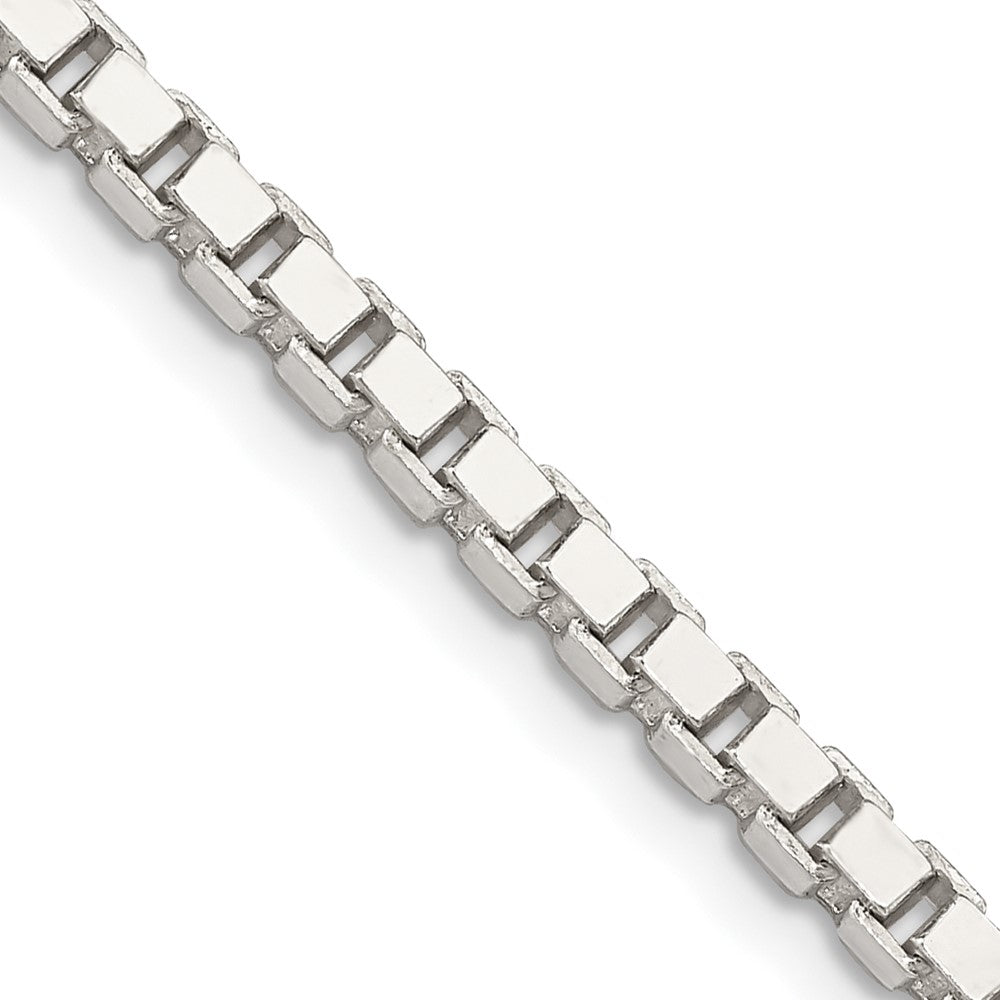 Sterling Silver 3.25mm Box Chain 26 Inches
