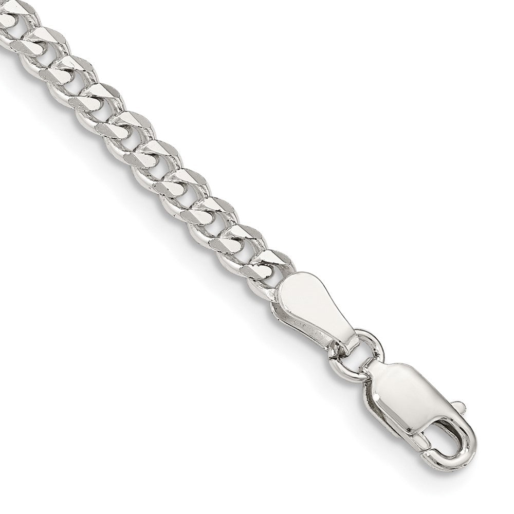 Sterling Silver 3.5mm Curb Chain 8 inches