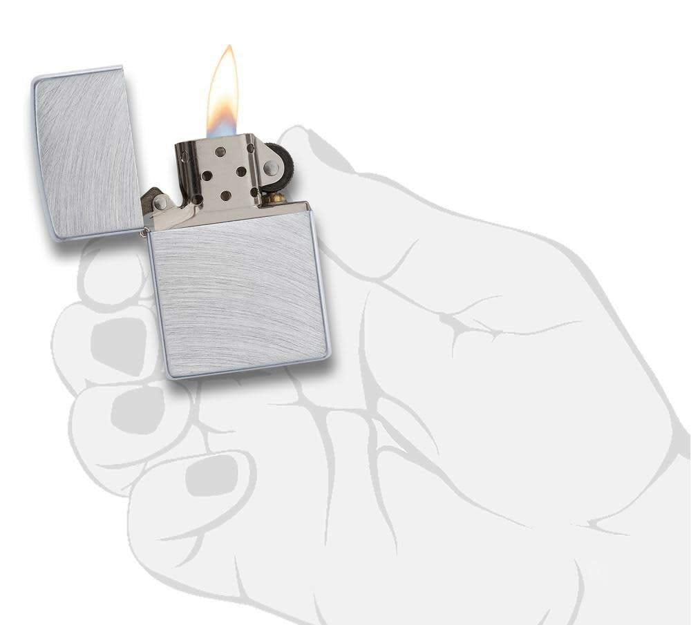 Zippo Chrome Arch Pocket Lighter