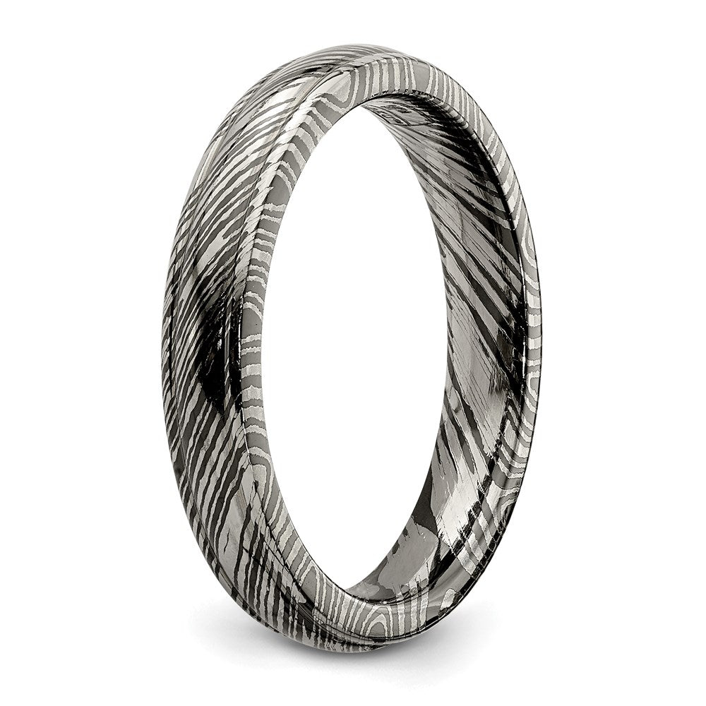 Edward Mirell Timoku Domed Ridged Edge 4mm Band