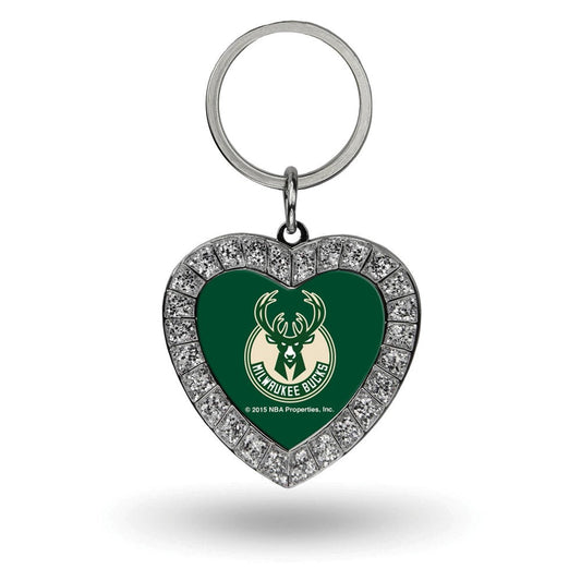 BUCKS MKH METAL KEY CHAIN (BLING HEART)