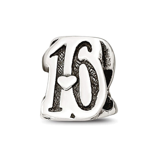 Sterling silver Reflections Sweet 16 Bead