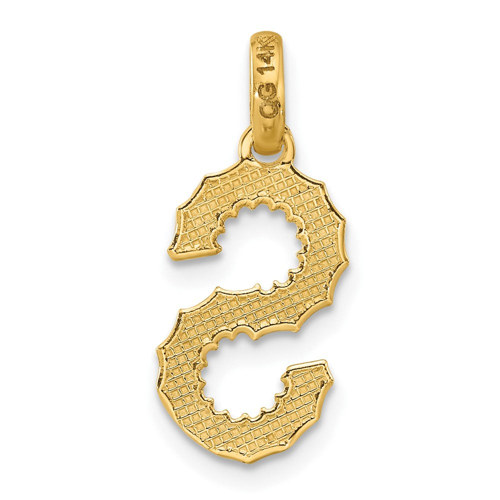 14ky Fancy Twist Letter S