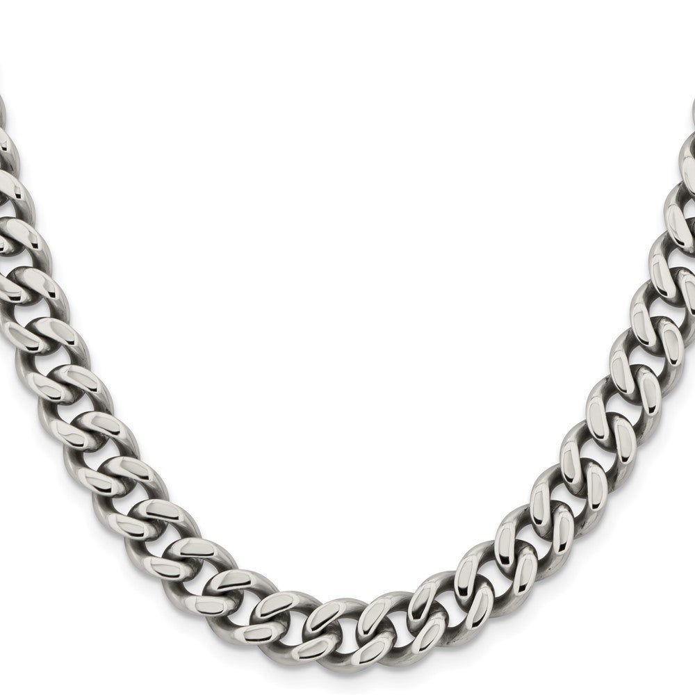 Stainless Steel 9.5mm 22in Curb Chain