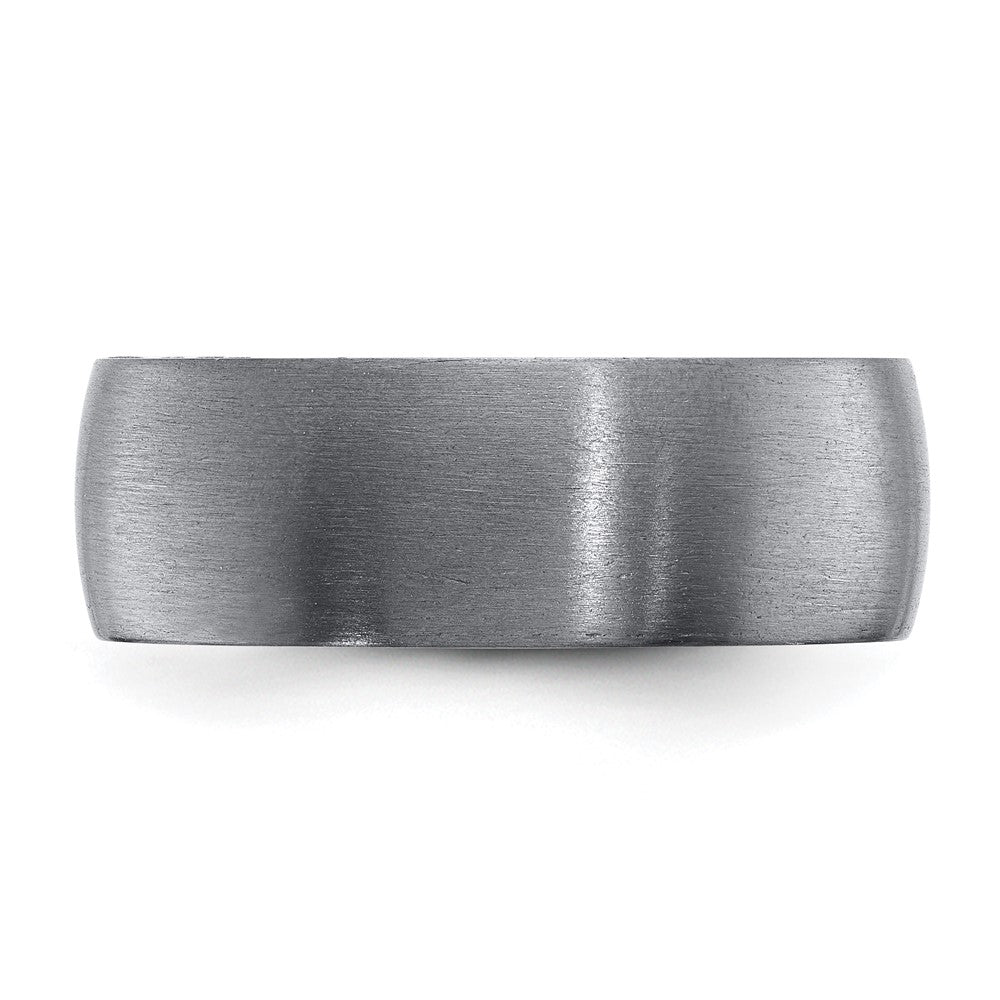 Chisel Tantalum Brushed 8mm Band Size - 12.5