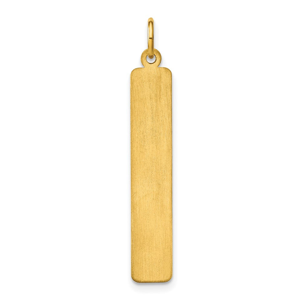 Sterling Silver/Gold-plated Large Blank Bar Charm