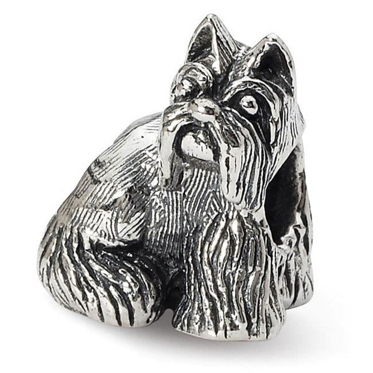 Sterling Silver Reflections Miniature Schnauzer Bead