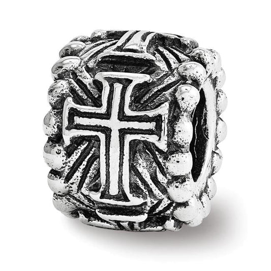 Sterling Silver Reflections Cross Spacer Bead