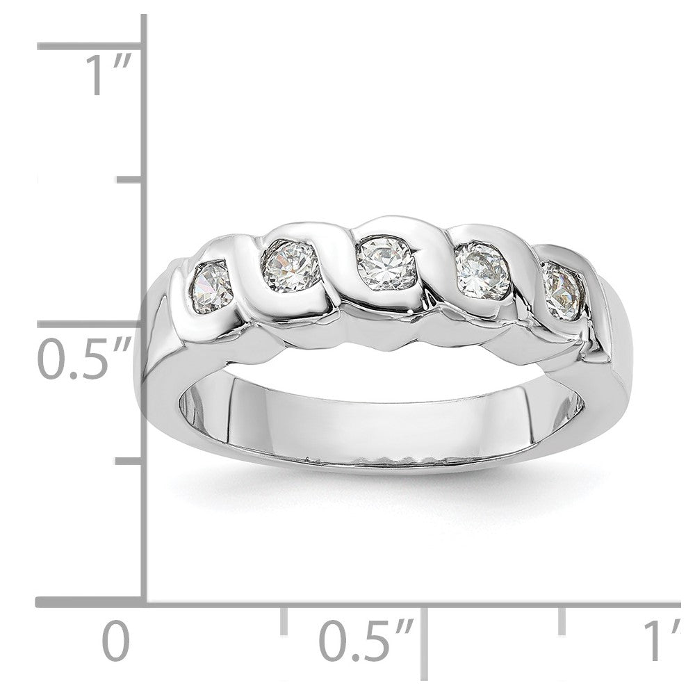 Sterling Silver CZ Ring