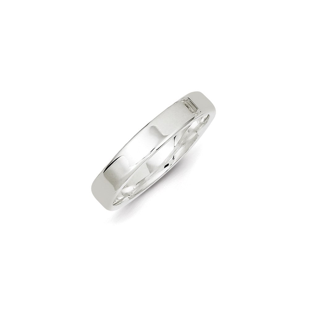 Sterling Silver 4mm Lightweight Flat Size 10 Band