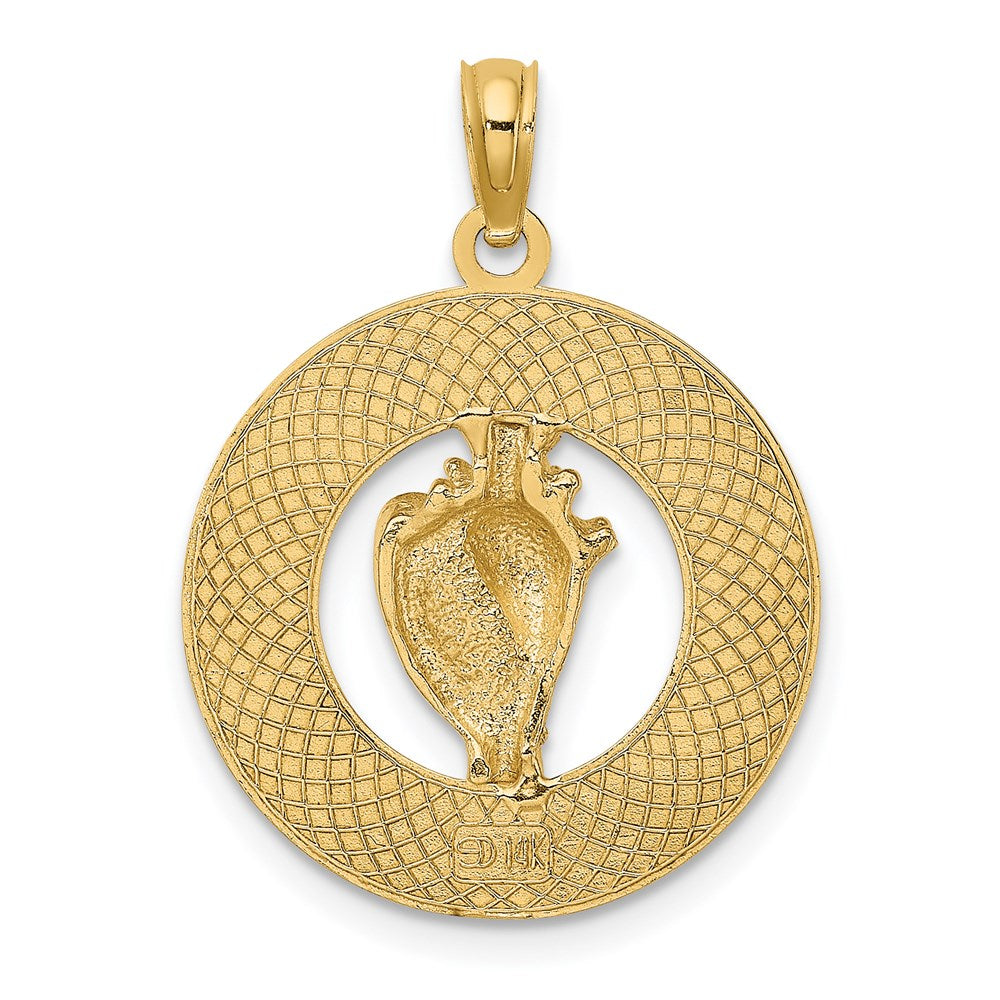 14K CAPE MAY w/ Conch Shell Charm